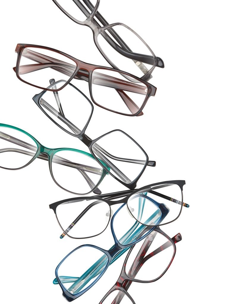 composition-with-different-style-glasses-isolated-white-background
