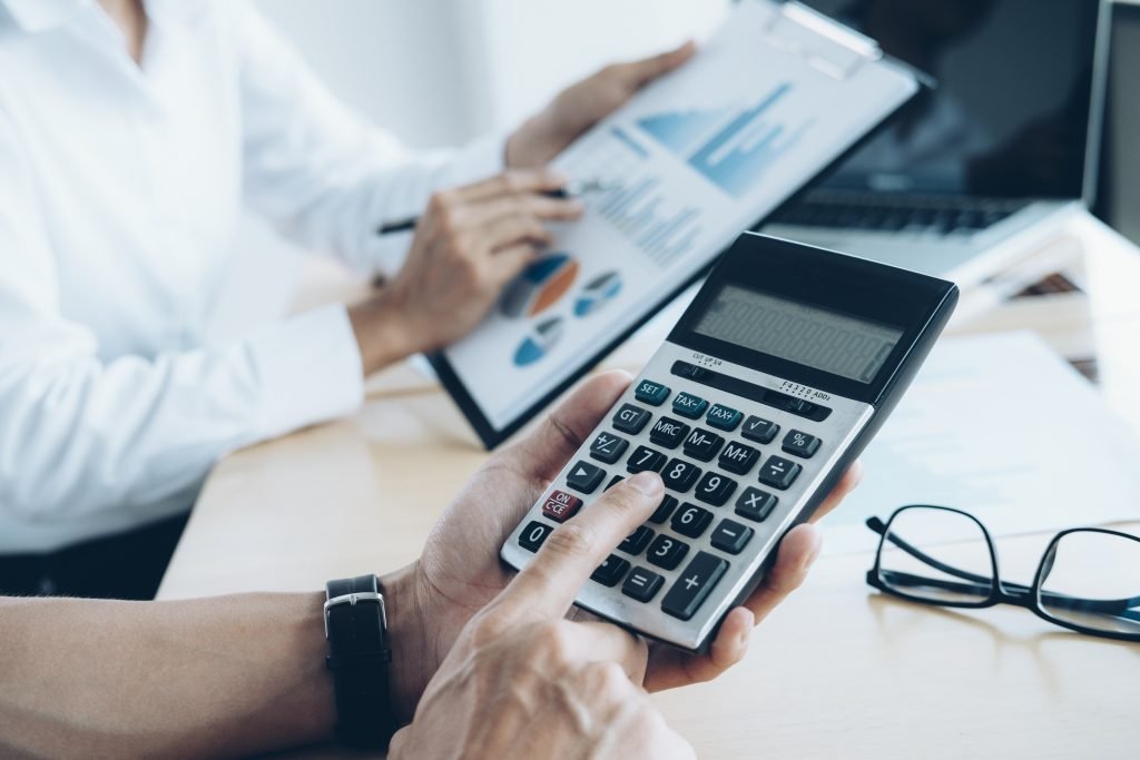 Investor working new startup project. Finance meeting.