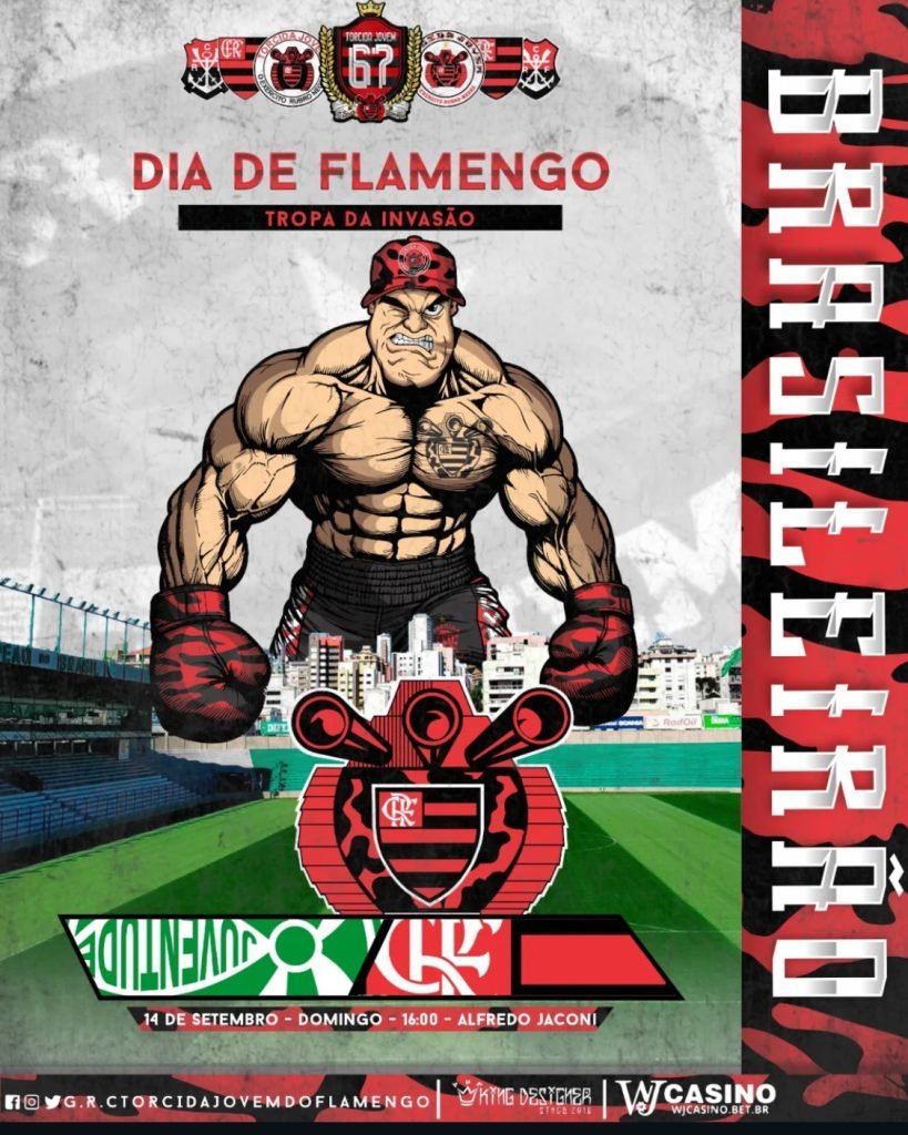 Torcida Jovem do Flamengo. Foto: Instagram/Reprodução