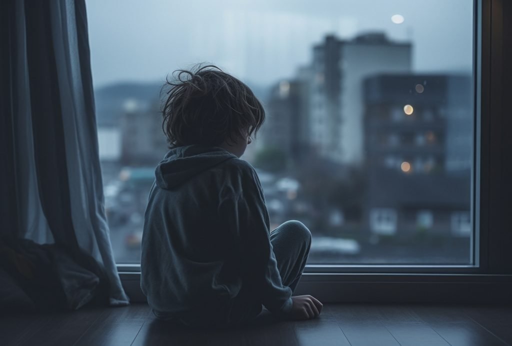 Filho sozinho. Foto: Freepik