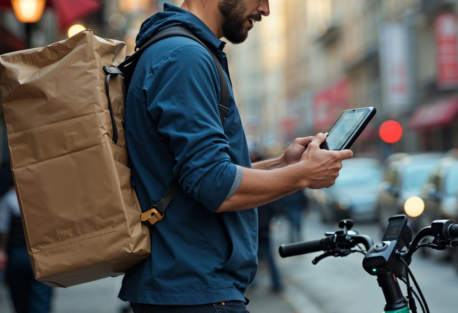Aplicativo de delivery. Foto: Freepik;Guerra de preços no delivery exige atuação preventiva do Cade, mostra estudo do Instituto Esfera