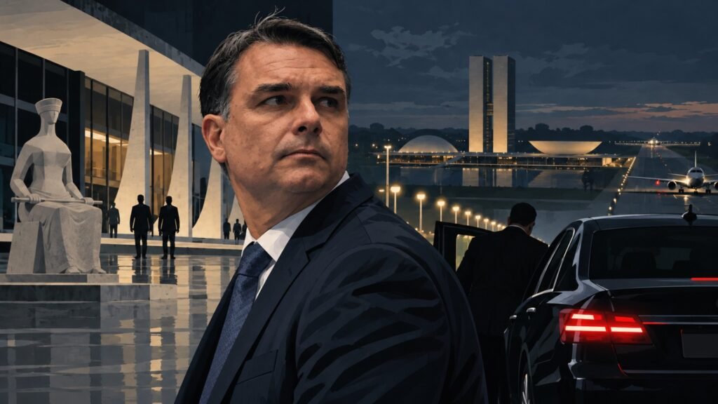 Flávio Bolsonaro Foragido