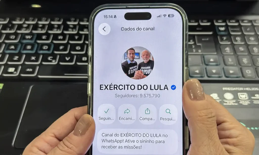 whatsapp exército do Lula